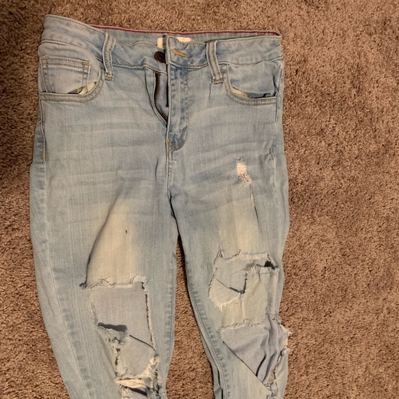 Cello Denim - Light wash distressed jeans Cello Denim - Light wash distressed jeans